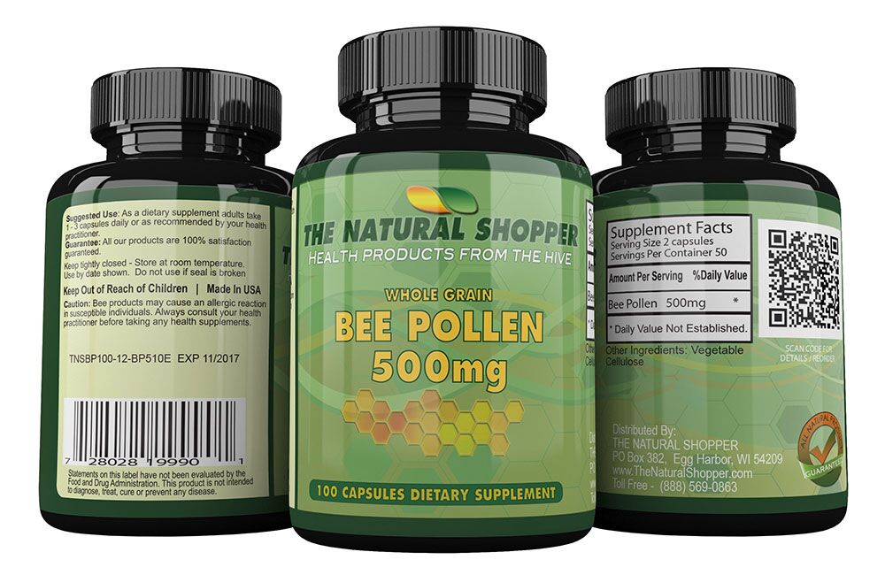 Bee Pollen - wholegrain bee pollen granules